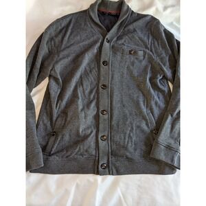 Ted Baker Men's‎ Farfell Cardigan Size 6 Shawl Neck Gray Jumper Men's  2XL
